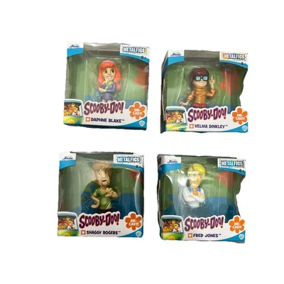 Jada Toys SCOOBY DOO & FRIENDS METALFIGS SHAGGY, DAPHNE, FRED & VELMA New/sealed - Image 1 of 4