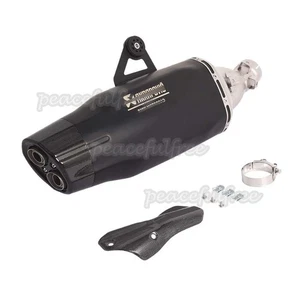 Motocycle Black Muffler Exhaust Tip Modified For BMW R1250GS ADVENTURE 2019-2023 - Picture 1 of 8