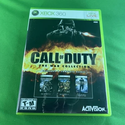 Call of Duty War Collection - Microsoft Xbox 360 sin DVD extra Foto 1 de 4