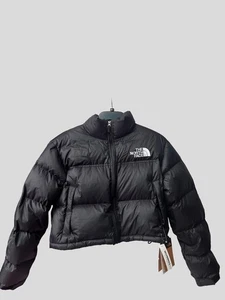 The North Face Nuptse Crop Coat M Black NF0A5GGEKX7 RRP £290 - Picture 1 of 15