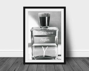 Vintage fashion print, vintage perfume advert print, Black and white vintage 4 - Picture 1 of 16