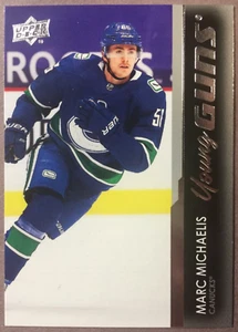 2021-22 Upper Deck Young Guns #235 Marc Michaelis Vancouver Canucks RC - Foto 1 di 1