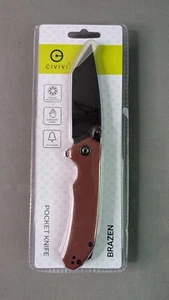 Civivi Brazen Ceramic Ball Bearing Pocket Knife - New - Picture 1 of 2