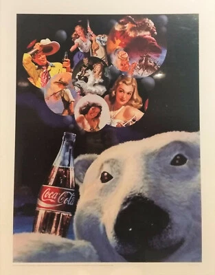Coca Cola 1994 Intro Print of the Polar Bear as the New Icon to Promote CC- LMT  - Image 1 of 4