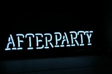AFTERPARTY Budweiser Home Neon Sign Light Beer Bar Wall Decor Art Visual Gift