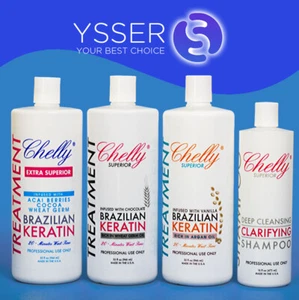 Chelly Brazilian Chocolate Keratin Treatment straightening Hair Therapy Shampoo - Picture 1 of 19