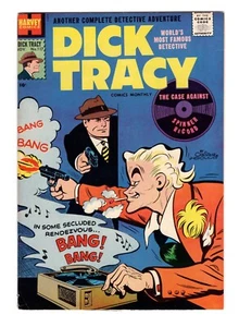 Dick Tracy #117 Harvey Comics Edad de Plata Chester Gould tocadiscos en muy buen estado - Imagen 1 de 6