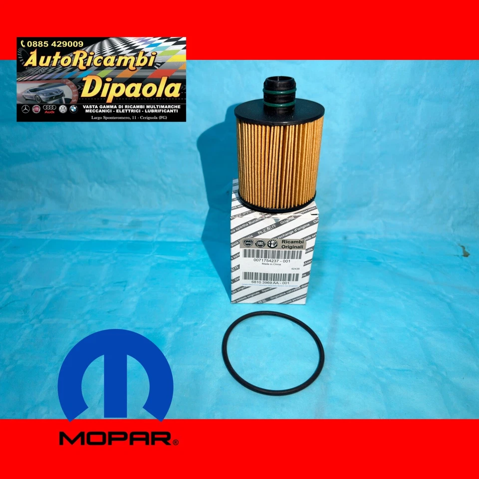 FILTRO OLIO ORIGINALE FIAT 500X TIPO JEEP COMPASS RENEGADE 1.6 2.0 CRD MULTIJET