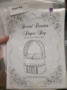 Heirloom Special Occasion Diaper Bag by Martha Pullen Patterns Antique Heirloom - Picture 1 of 1