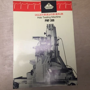 Vtg W Ferd Klingelnberg Sohne Brochure Hob Testing Machine PWF 300 Catalog - Picture 1 of 5