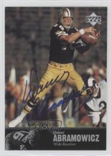 1997 Upper Deck NFL Legends Auto Danny Abramowicz #AL-74