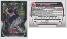 2023 Bowman Chrome Prospects Green Grass Refractor /99 Juan Chacon #BCP-105