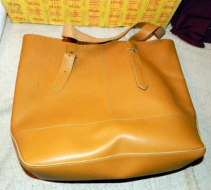 III BeCa Joy Gryson Leather Reade Street Tote Shoulder Bag Removable Lining 2012 - Picture 1 of 10