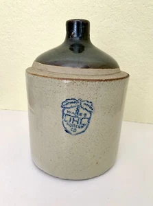 Antique UHL POTTERY Gallon Jug Huntingburg Indiana Farmhouse Collectible * - Picture 1 of 6