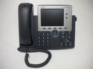 Cisco 7945G Unified IP VoIP Phone SCCP Skinny Internet Telephone Business Desk - Photo 1/1