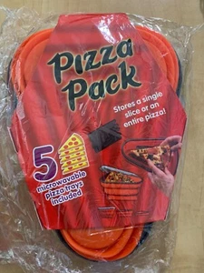 Pizzapackung / Pizzaaufbewahrungsbehälter faltbar - dreieckig - wiederverwendbar US-Verkäufer - Bild 1 von 64