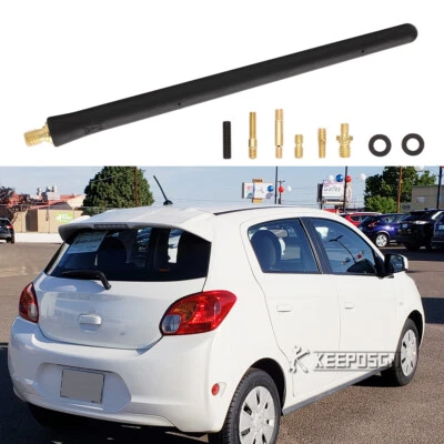 Short 7" Car Antenna Mast Rod Roof AM/FM Radio Signal For MITSUBISHI MIRAGE 2015 - Image 1 of 4