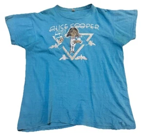 True Vintage 70s Alice Cooper Welcome To My Nightmare Shirt Original Tour XL - Picture 1 of 6