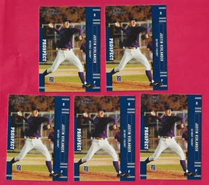 5 card lot of 2005 Playoff Prestige #151 Justin Verlander RC Rookie card -Tigers - Picture 1 of 2