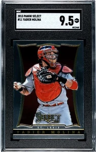 2013 Panini Select #11 Yadier Molina SGC 9.5 MINT+ - Picture 1 of 2