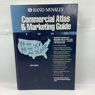 Rand McNally Commercial Atlas & Marketing Guide 1995, 126th Edition - Image 1 of 4