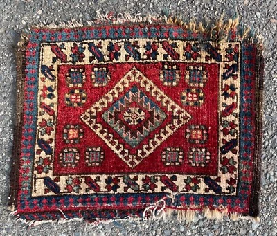 Antique Caucasian - Shahsevan Bag face (Miyane City, Azerbaijan circa 1880) - Image 1 of 4