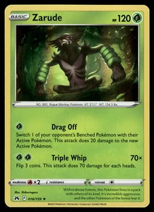 Zarude Holo 016/159 Crown Zenith Pokemon Card - Picture 1 of 2