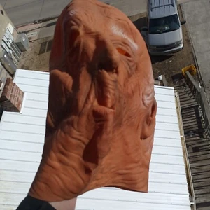 1977 signierte Original DON POST "OLD MAN" Latex Glatze VOLLKOPFMASKE Kostüm Rarität - Bild 1 von 11