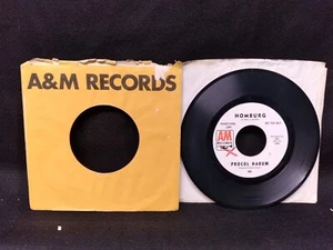 Procol Harum –Homburg /Good Captain Clack 45 RPM 7" A&M Records 885 1967 PROMO - Picture 1 of 4