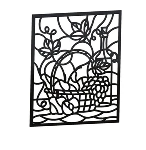 2 DXF cnc file g code laser cut plasma router DECO panel RESTAURANT BAR 6061 - Picture 1 of 11