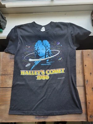 Rare Vintage Halleys Comet Tour Kids Shirt 1985/86 - Image 1 of 4