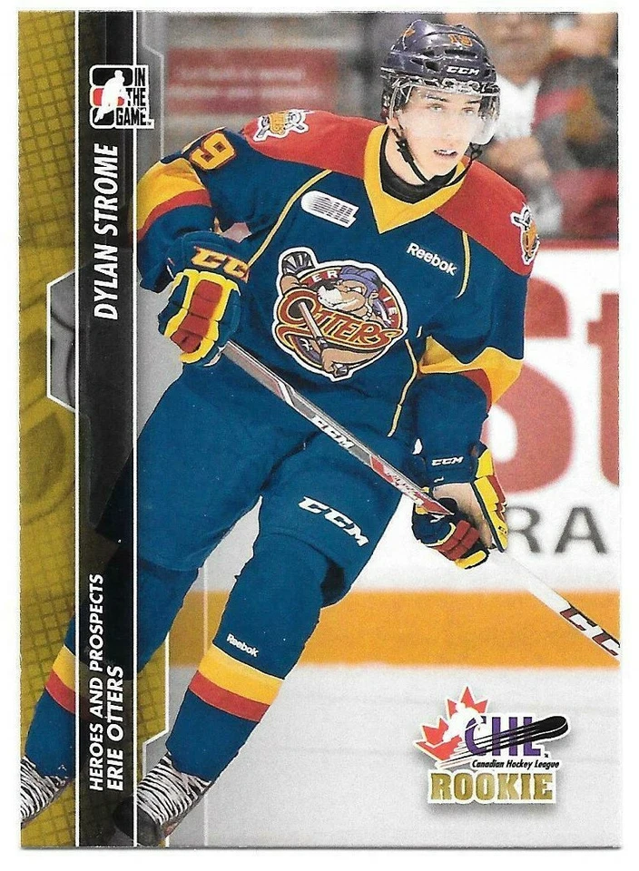 2013-14 Dylan Strome ITG 游戏英雄和前景新秀-黑鹰队 — 第 1/1 张图片