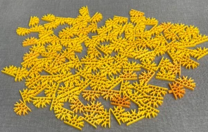 124 Knex Yellow Gold 5 Position Standard Connectors K'nex Parts Pieces - Picture 1 of 3