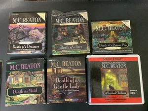 M.C.BEATON - Death of . . . Hamish Macbeth Audiobook CDs Lot of 6 BBC Editions - Picture 1 of 2
