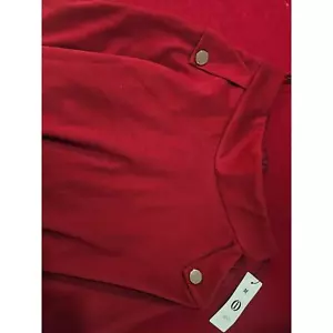 Womens red full length midi skirt with tags - Picture 1 of 4
