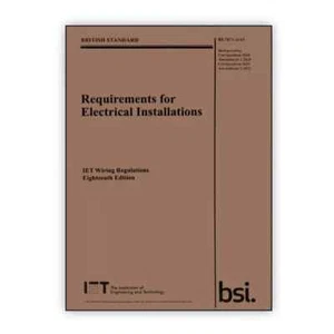 Requirements for Electrical Installations, IET Wiring Regulations, Eighteenth Ed - Picture 1 of 1