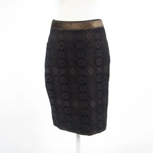 Dunkellila geometrischer SAKS FIVE AVENUE Bleistiftrock S - Bild 1 von 8