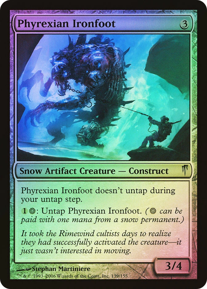MTG FOIL Phyrexian Ironfoot  - Coldsnap #139 - Image 1 of 1