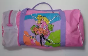 Bolso de Colección 1989 Mattel Inc. Barbie Niña Bolso de Lona Perro Vibrante Efecto Tie-Die Shopper - Imagen 1 de 10