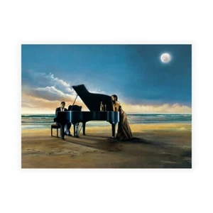 Stampa su Tela su Carta Poster o Quadro Di Scenza Ron Moonlight Serenade - Foto 1 di 2