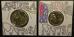 💥 1995 $1 & $2 QE2 3Rd buSt 💥 hiGh deNOMiNAtiON LOt ROo/EMu & AbORiGiNe MAN 💥 - Bild 1 von 10
