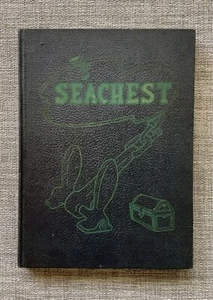 RARE VINTAGE 1955 Seachest Yearbook: U.S. Naval Officer School, Newport RI - Imagen 1 de 11