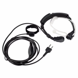 Micrófono Garganta Militar Auriculares Auricular Micrófono PTT para Midland Radio G5 G7 G9 - Imagen 1 de 6