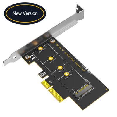 1X Cards PCIE-E4X to M2 Adapter PCI 3.0 X1 to...
