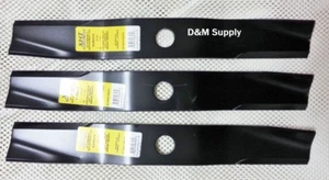 Set 3-60" XHT mower blades to fit Kubota K5371-34340 G2460G 14481 330-831 - Picture 1 of 1