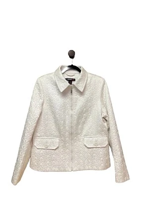 Chaqueta acolchada Weather Tamer para mujer color crema invierno blanco talla grande Foto 1 de 4