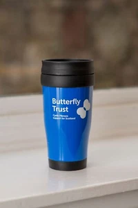 Butterfly Trust Travel Mug for Cystic Fibrosis Scotland - Picture 1 of 1