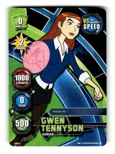 Cartoon Network Ben 10 Alien Force Trading Card Game #66 C Gwen Tennyson - Picture 1 of 4