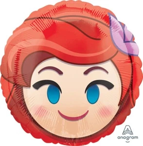 The Little Mermaid Ariel Emoji 17" Foil Balloon (Packaged) - Picture 1 of 1