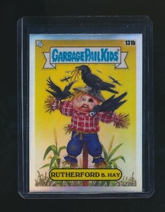 RUTHERFORD B. HAY 2021 TOPPS CHROME GARBAGE PAIL KIDS PUZZLE REFRACTOR PARALLEL 